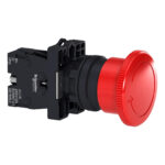 Botão de Emergência Cogumelo 22mm 1NF Schneider XA2ES542