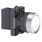 Botão de Pulso Branco 22mm 1NA Schneider XA2EA11