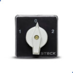 Chave Seletora com Voltímetro 20A 600V para Quadros Steck TV320E