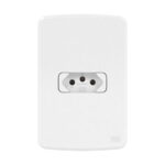 Conjunto Tomada 2P+T 10A 4x2 Branco Compose Weg