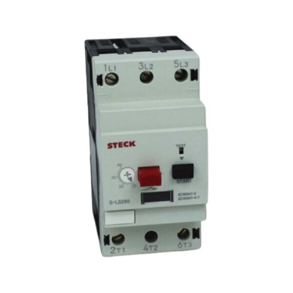 Disjuntor Motor Tripolar Ajustável 0,63-1A Steck SLS2250E