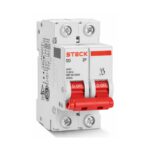 Disjuntor Bipolar 4A Curva C 3.0kA 230VCA Steck