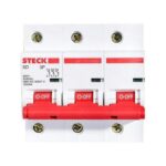 Disjuntor Tripolar 125A Curva C 400V 10kA Steck Alta Ruptura