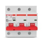 Disjuntor Tripolar 80A Curva C 400V 10kA Steck Alta Ruptura