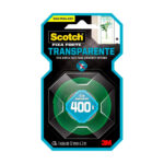Fita Dupla Face Transparente 12mm x 2m 3M Scotch Fixa Forte