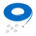 Fita LED Neon Azul 5m IP65 7W/m com Rabicho Gaya - Imagem 2