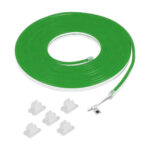 Fita LED Neon Verde 5m IP65 7W/m com Rabicho Gaya