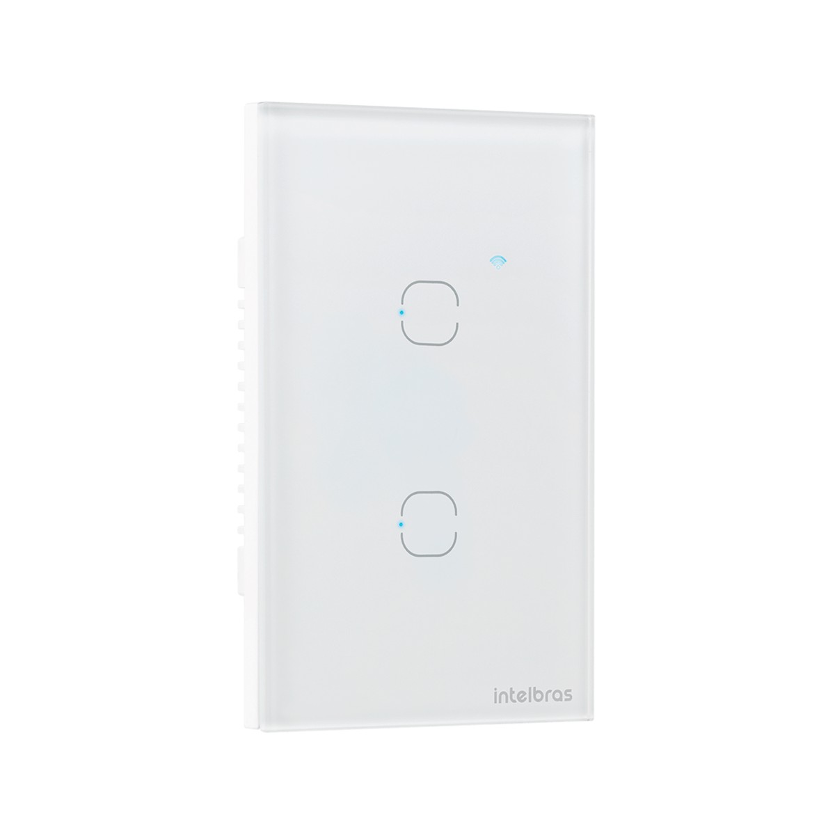 interruptor-inteligente-intelbras-4300412-2-tecla-s-10a-branco-158452_prod_1-2.jpg Interruptor Touch Wi-Fi 2 Teclas 10A SmartThings Branco Intelbras - Imagem 1