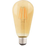 Lâmpada LED Filamento ST64 4W 2200K Âmbar Bivolt Tramontina