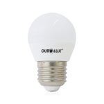 Lâmpada LED Bolinha E27 4W 6500K Luz Fria Bivolt Ourolux
