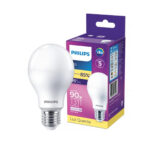 Lâmpada LED Bulbo A60 13W 3000K Luz Quente Bivolt E27 Philips