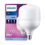 Lâmpada LED High Lumen E27 60W 6500K Alta Potência Philips