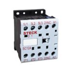 Mini Contator Trifásico Steck SC12A01M30 – 12A Bobina 220VCA 1NF