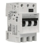 Mini Disjuntor Tripolar 4A Curva C 3kA DIN Siemens