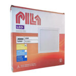 Plafon LED Quadrado Embutir 24W 3000K Quente Bivolt Pila Philips - Imagem 2
