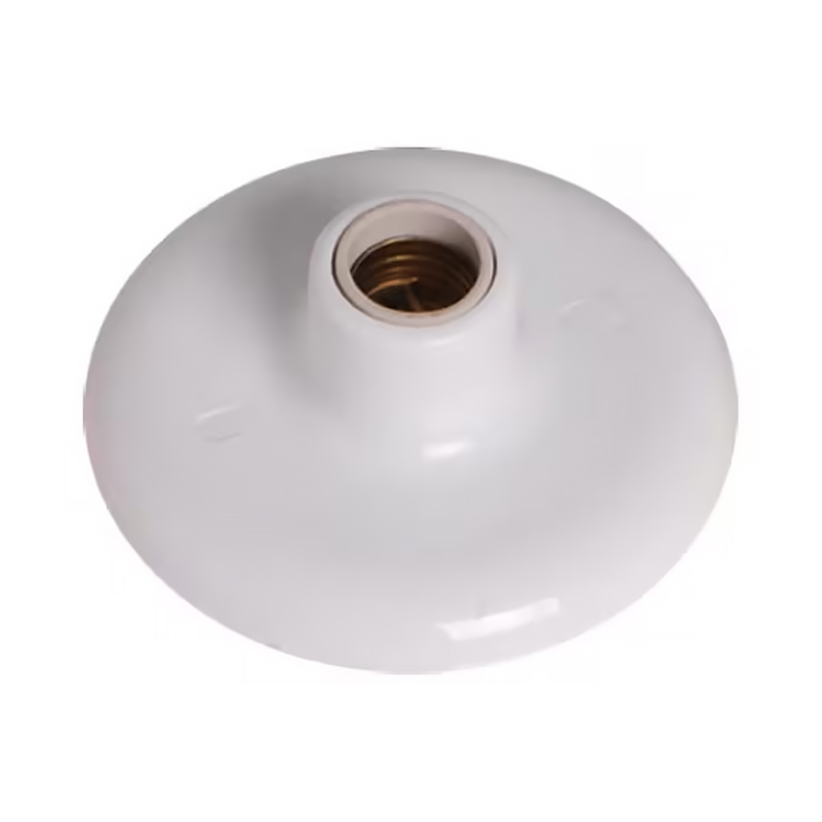 plafonier-plastico-e27-branco-ilumi.jpg Plafonier de Sobrepor Plástico Soquete E27 Branco Ilumi - Imagem 1