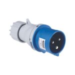 Plug Industrial 2P+T 32A 220/240V Azul 6H Tramontina