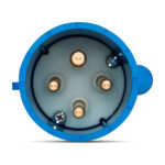 Plug Industrial 3P+T 16A 220/240V Azul 9H Tramontina - Imagem 2