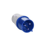 Plugue Industrial 2P+T 16A 200/250V Azul IP44 Tramontina