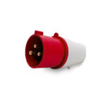 Plugue Industrial 2P+T 16A 380/440V Vermelho 9H Tramontina