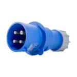 Plugue Industrial 3P+T 32A 220/240V Azul 9H Metaltex