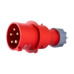 Plugue Industrial 3P+N+T 32A 380/415V Vermelho 6H Metaltex