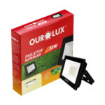 Refletor LED Slim 30W 6500K IP65 à Prova d'Água Bivolt Ourolux