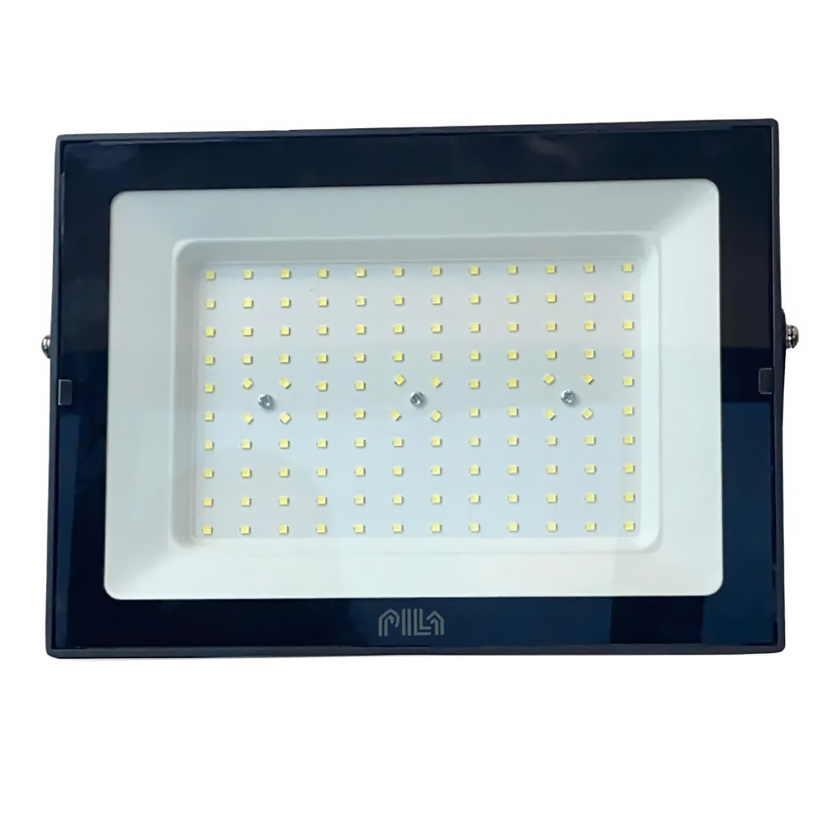 refletor-pila-led-200w-6500k-ip65-preto-01.jpg Refletor Holofote LED 200W 6500K IP65 Externo Preto Pila - Imagem 1
