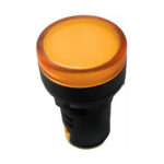 Sinaleiro LED Monobloco Amarelo 220V 22mm Metaltex L20AR2Y - Imagem 2