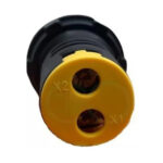 Sinaleiro LED Monobloco Amarelo 220V 22mm Metaltex L20AR2Y - Imagem 3