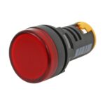 Sinaleiro LED Monobloco Vermelho 220VCA 22mm Metaltex L20AR2-R