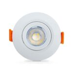 Spot LED COB Direcionável Redondo 5W 4000K Ourolux