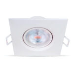 Spot LED Direcionável Quadrado 6,2W 6500K Embutir Pila
