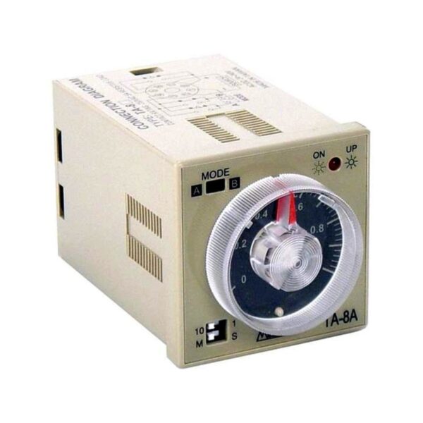 Temporizador Analógico Metaltex TA-8A 48×48mm – 24-240V