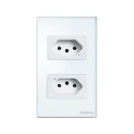 Tomada Dupla Inteligente Wi-Fi 10A Branca Intelbras