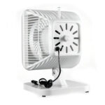 Ventilador de Mesa Oscilante Turbo 130W 127V Branco Venti Delta - Imagem 2