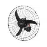 Ventilador de Parede 60cm Bivolt Grade de Aço Preto Tron
