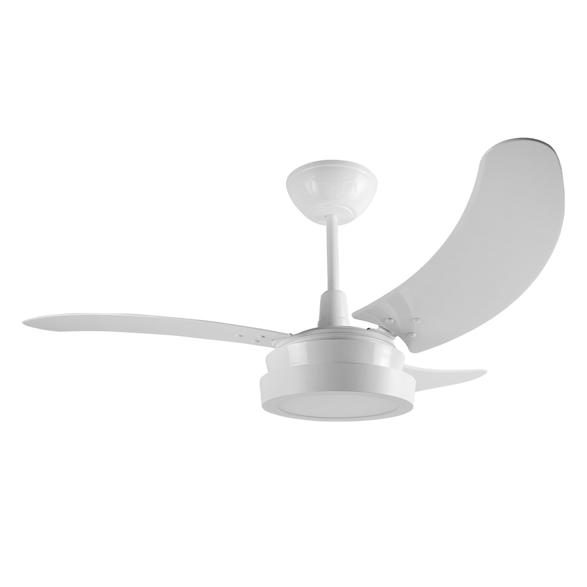 ventilador-teto-buzios-max-led-branco-eletrica-uniao.jpg Ventilador de Teto com Lustre Búzios Max Branco 127V Tron - Imagem 1