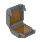 Caixa de Gel WAGO Gelbox 207-1431 IPX8 Tamanho 1 para Conector 6mm Cinza