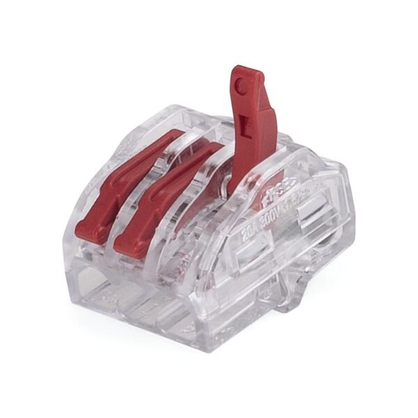 Conector Emenda HellermannTyton Helacon 3 Polos 0,2 a 4,0mm²