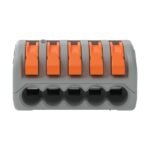 Conector Emenda WAGO 222-415 5 Polos Linha 222