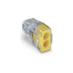 Conector Emenda WAGO 773-102 2 Polos Inserção Direta