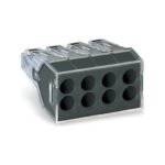 Conector Emenda WAGO 773-108 8 Polos Inserção Direta