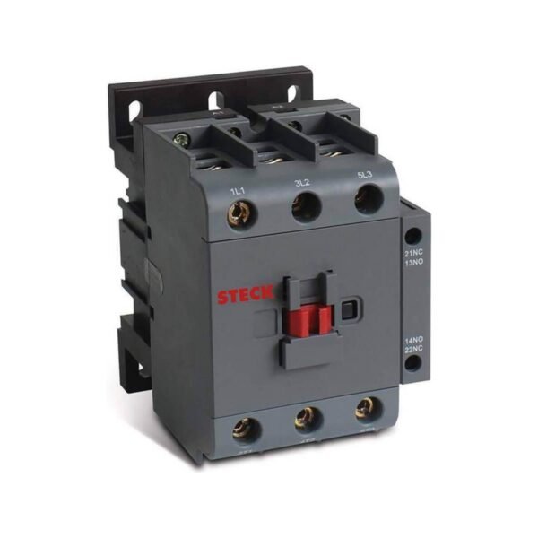 Contator Tripolar Steck 80A AC3 Bobina 220VCA 1NA+1NF