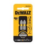 Ponta Phillips DeWalt PH3 x 25mm 1 Polegada com 2 Unidades