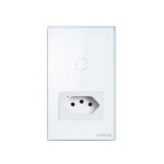 CONJ INTELBRAS INTELIGENTE 4X2 1 INTER+1 TOMD 10A BRANCO ETW1011