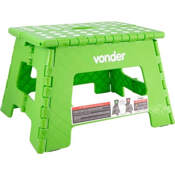 BANQUETA PLAST DOBRAVEL ALTURA 220MM VERDE