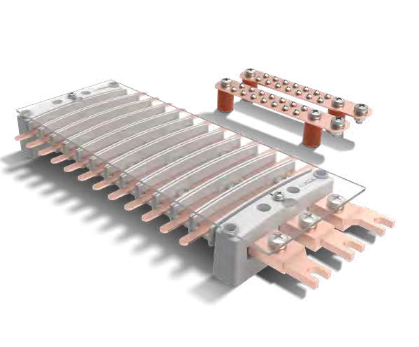 KIT BARRAMENTO TRIF 250A 24P DIN C/N+T+TRIL.DIN 99700006
