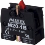 Bloco Contato 1nf P/ Botão 22mm Metaltex M20-1b P20 380v