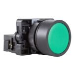 Botão Pulsador Metaltex Pulso Verde Plast 22mm Plástico